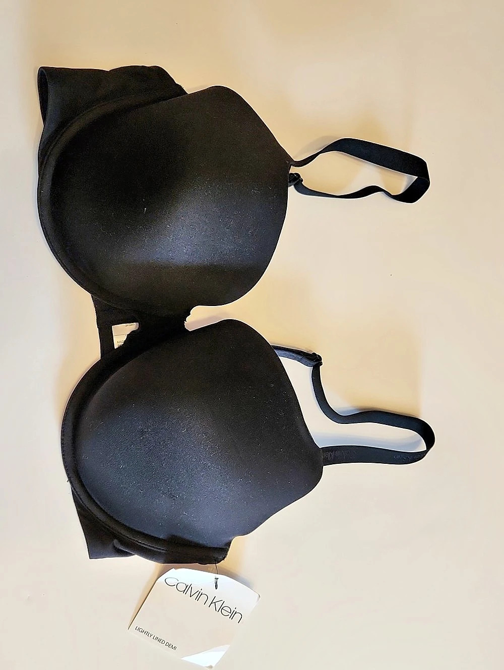 Calvin Klein Lightly Lined Demi Bra Black 38C